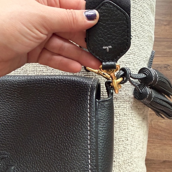 Tory Burch Thea Flap Crossbody In Black - Picture 6 of 13